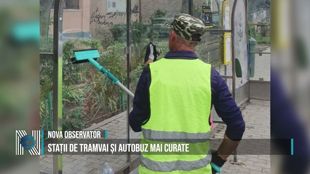 Stații de tramvai și autobuz mai curate