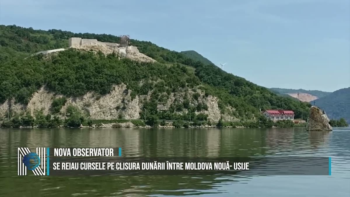 SE REIAU CURSELE PE CLISURA DUNĂRII ÎNTRE MOLDOVA NOUĂ- USIJE