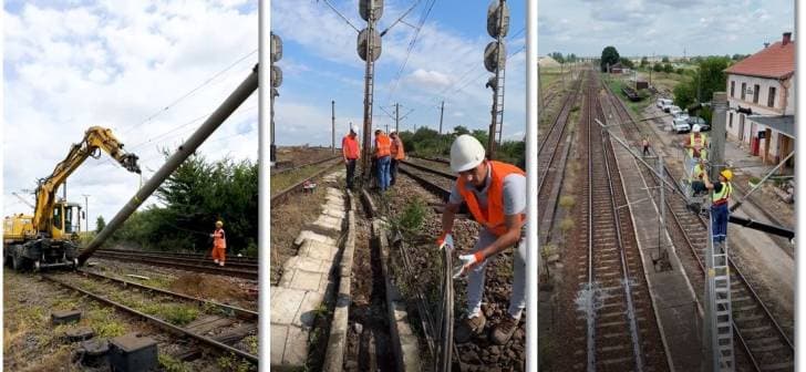 Trei santiere in constructie pentru modernizarea caii ferate CFR. Trei santiere in constructie pentru modernizarea caii ferate CFR.